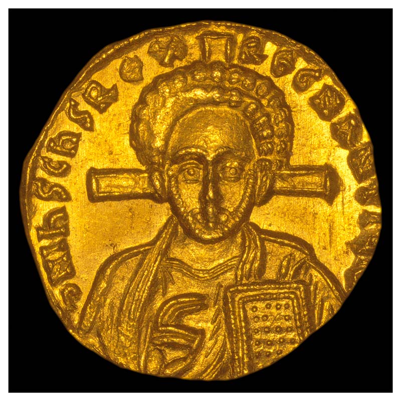 Justinian II first reign solidus